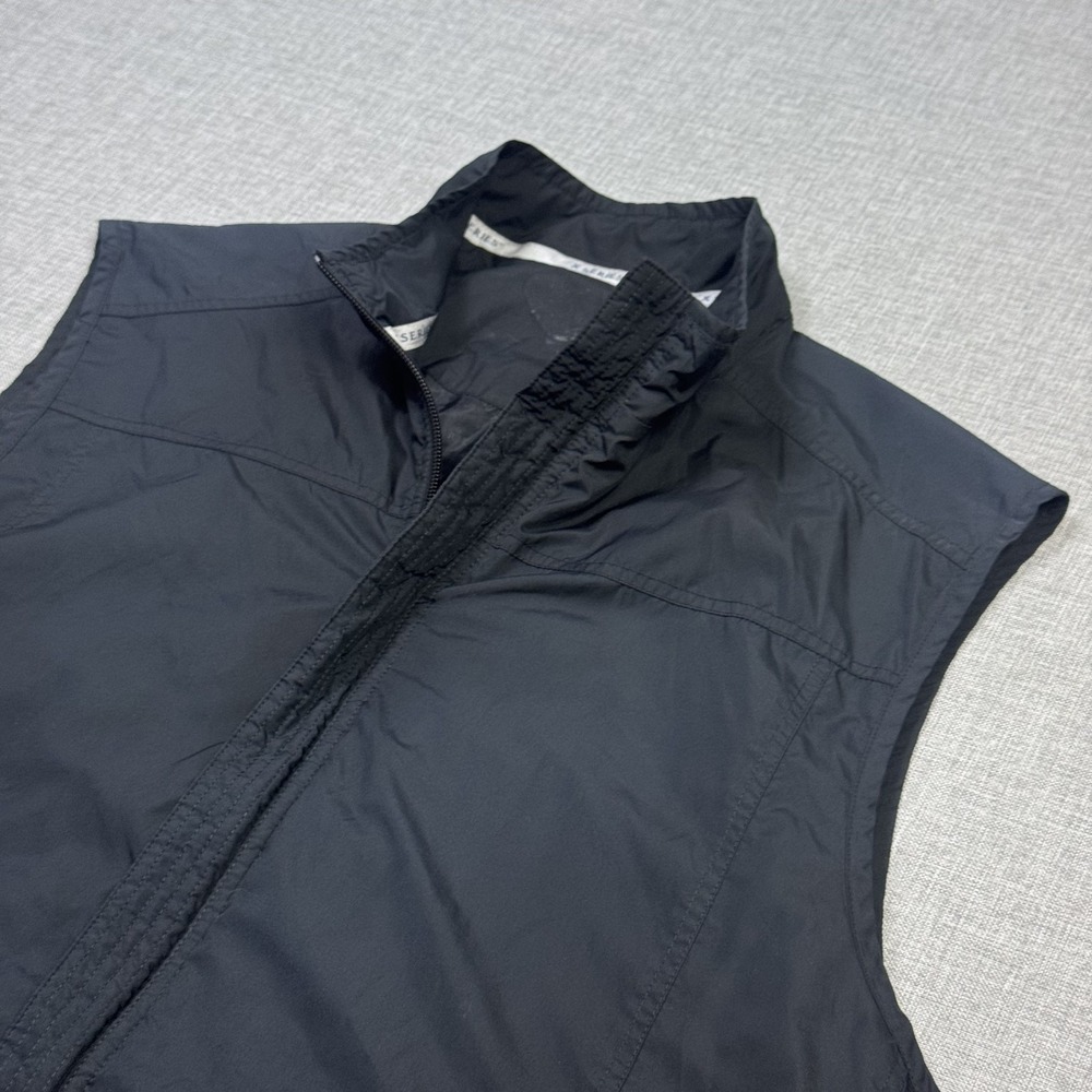 Callaway X Series Windbreaker Vest Mens XL Black Full Zip Pockets Lined